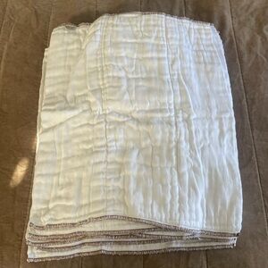Set of White Cloth-eez Prefold Diapers